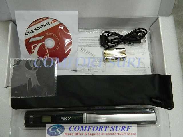 600dPi Mini Portable SkyPix Handheld / Cordless Color Scanner printer